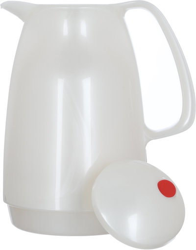 Rotpont thermos, 1 liter, glass inner container, plastic outer shell - pearl product image 5