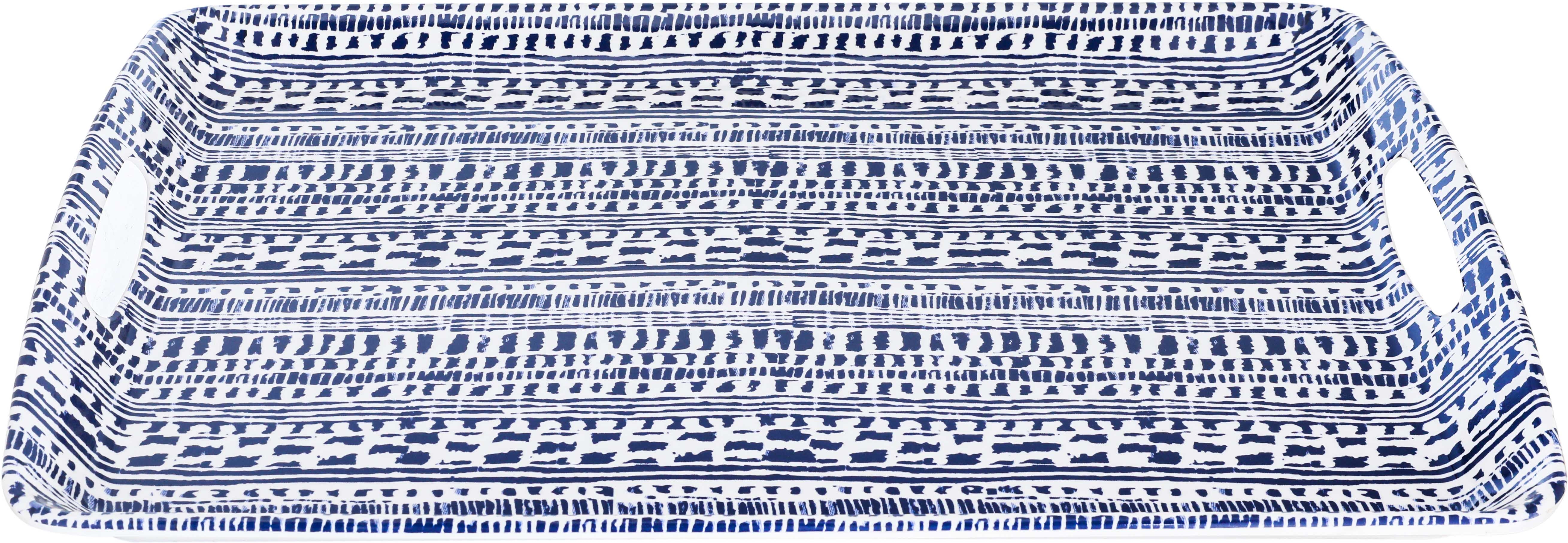 Al Saif Gallery Melamine Serving Tray, 21.5 cm, Rectangle - Blue product image