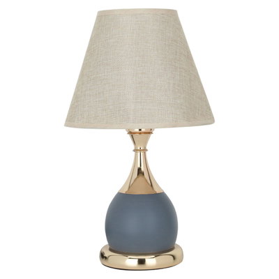 اباجورة استيل إديسون، 1 لمبة - بيج ذهبي product image 1