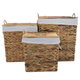 طقم سلل خوص السيف غاليري، 43x34x51 / 40x30x44 / 38x26x36 سم، 3 قطع - بني product image 1
