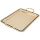 Al Saif Gallery Steel Serving Trays , 44 X 32 X 2 Cm - Gold product image 1