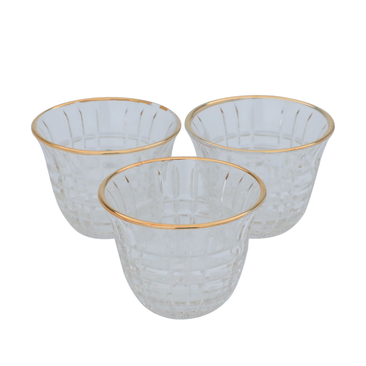 Max Al Saif Gallery Coffee Cup Set, Glass, 6 Pieces - Clear product image 4