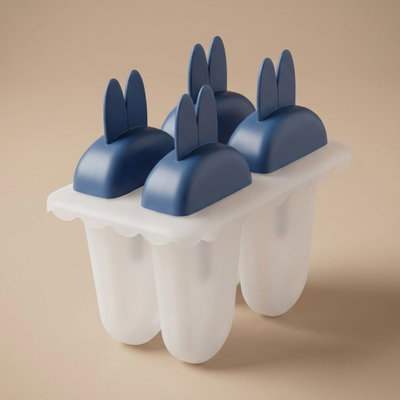 saif so Plastic Ice Cream Mold, 15 x 10 x 16 cm - Blue product image 1