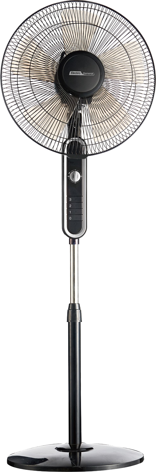 Electro General Stand Fan, 16-inch, 60W, 3-speed, 5-blade, FST-BK49 - Black product image
