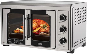 فرن كهربائي ويننج ستار، 45 لتر، 2000 واط، اضاءة داخلية، ST-9850 - فضي product image