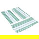 Al Saif Gallery Kitchen Towels Set, 3 Pieces, 40 X 70 Cm - White Green product image 1