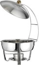 Bohara Steel Food Warmer, 4 Litres, Deep Round, Base, Hanger - Silver Gold product image 3