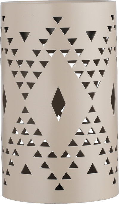 مبخرة ستانلس ستيل السيف غاليري، منقوش، 9x9x15 سم - بيج product image 2