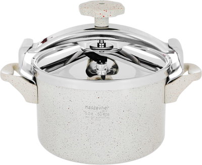 Hashfire Granite Pressure Cooker, 5 Liter - Cream product image 2