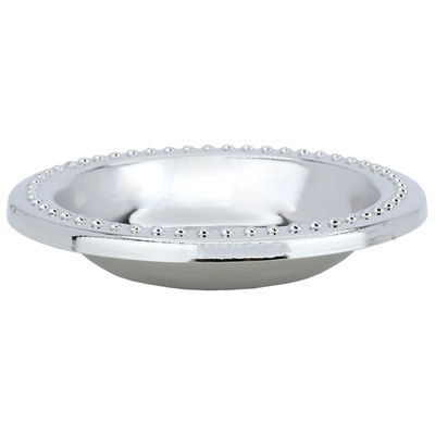 Al Saif Gallery Noa Steel Plate, 8X8X1.7 Cm, Round - Silver product image 2
