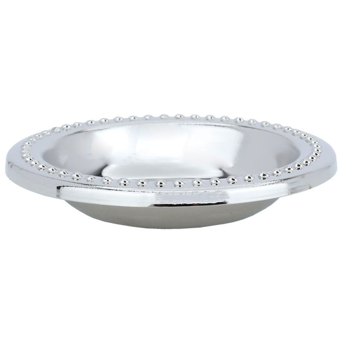 Al Saif Gallery Noa Steel Plate, 8X8X1.7 Cm, Round - Silver product image 2