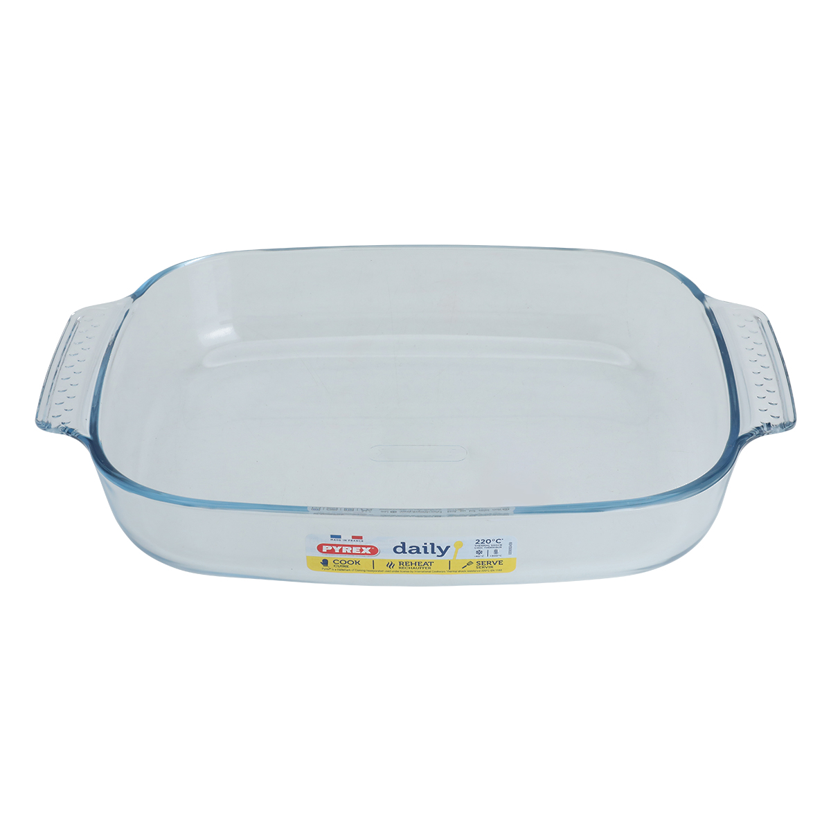 Pyrex Glass Oven Tray, 35 x 23 cm, 2.7 L, Rectangular - Transparent product image 2