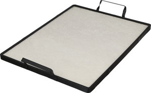 طقم طوفريات ستانلس ستيل بلاستيك السيف غاليري، قطعتين، اطار اسود - اسود ابيض product image 2