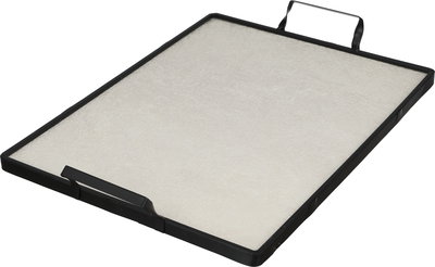 طقم طوفريات ستانلس ستيل بلاستيك السيف غاليري، قطعتين، اطار اسود - اسود ابيض product image 2