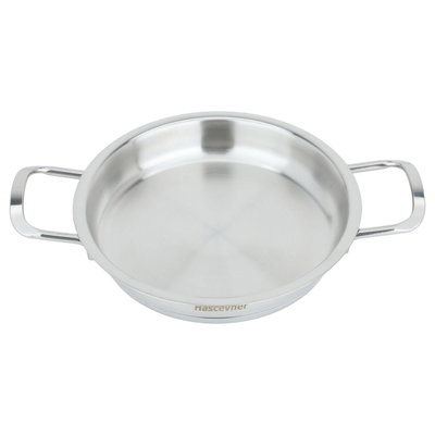 Steel Omelet Pan with Hascevher Handle, 20 x 20 x 4 cm, Turkish - Silver product image 3