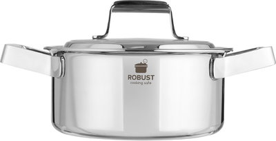 Robust Stainless Steel Cooking Pot, 18 cm - Silver product image 1