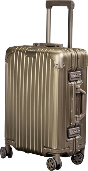 Limra RM-603 Aluminum Suitcase, 20 inches, 4 Wheels - Gold product image