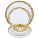 طقم سفرة بورسلان السيف غاليري، 24 قطعة - ابيض product image 1