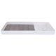 Al Saif Gallery plastic serving tray, 39 x 27 x 3 cm, rectangle - white brown product image 1