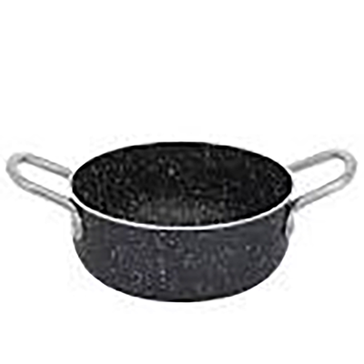 قدر جرانيت السيف غاليري، 12سم، بغطاء زجاج - أسود product image 2