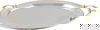 Alsaif Gallery Steel Tofry Set, 3 Pieces - Silver Gold product image 3