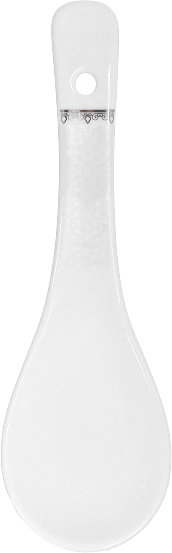 طقم سفرة بورسلان دانيا، 77 قطعة - ابيض فضي product image 15
