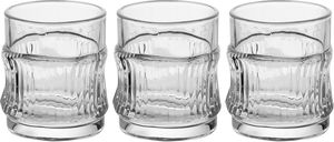 طقم كاسات عصير زجاج السيف غاليري، 3 قطع - شفاف product image