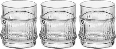 طقم كاسات عصير زجاج السيف غاليري، 3 قطع - شفاف product image 1