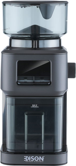Edison CG9412-GS Coffee Grinder, 150 Watts, 310g, Digital Display - Dark Grey product image