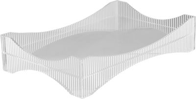 Al Saif Gallery Acrylic serving tray, 24x14x11.6 cm, rectangular, with lid - transparent product image 3