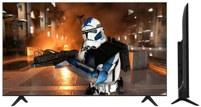 تلفزيون سمارت بدون اطار دانسات، 65 بوصة، 4K UHD، شاشة QLED، نظام جوجل، ريسيفر داخلي، DTD65BU - اسود product image 2
