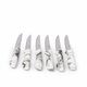 طقم سكاكين استيل السيف غاليري، 6 قطع - أبيض product image 2
