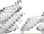 Alsaif Gallery Bialat Tea and Coffee Serving Set, 26 Pieces - Clear product image 1