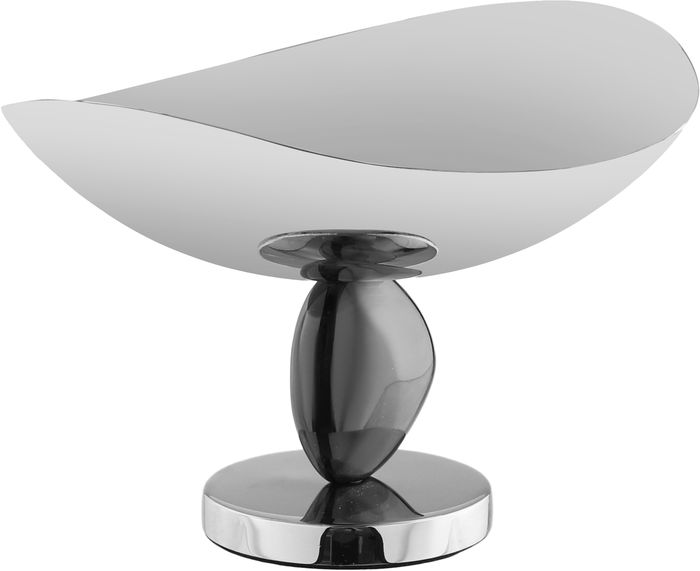  Al Saif Gallery Stainless Steel Serving Bowl, 20 x 18 x 15 cm - Silver Black product image 2