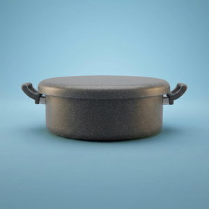 قدر مقلوبة جرانيت السيف غاليري، 34 سم - رمادي product image