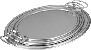 طقم طوفريات استيل السيف غاليري، 3 قطع - فضي product image