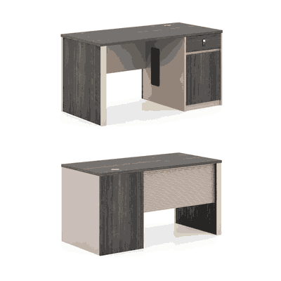 مكتب إداري مودرن خشب MDF، 75×120×60 سم - رمادي product image 2