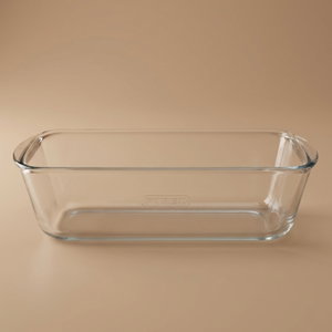 صينية طهي زجاج بايركس، 28×12×8 سم، مستطيل - شفاف product image