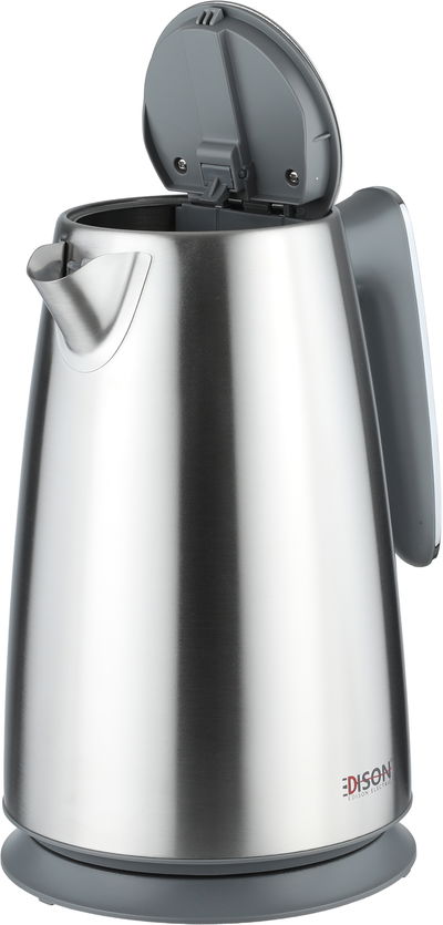 غلاية كهربائية استيل إديسون، 2200 واط، 1.7 لتر، K012HN - رمادي فضي product image 3