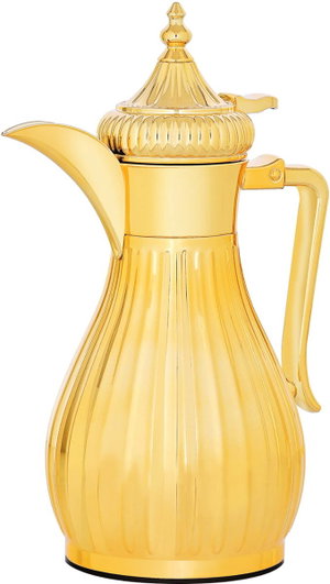ترمس تميم 5 السيف غاليري، 0.35 لتر، ، حافظة داخلية زجاج، هيكل خارجي استيل - ذهبي product image 2