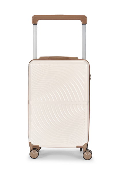 Limra Polycarbonate Airplane Cabin Bags, 20 Inch, 4 Wheels, 360 Degree Rotating, OT-9009 - Beige Gold product image 2