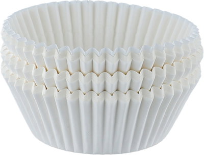 طقم قوالب كيك ورقية لاكوتشينا، 100 قطعة، دائري - أبيض product image 3