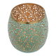 فانوس هندي استيل العين الاندلسية، 13×13×16 سم - اخضر ذهبي product image 1