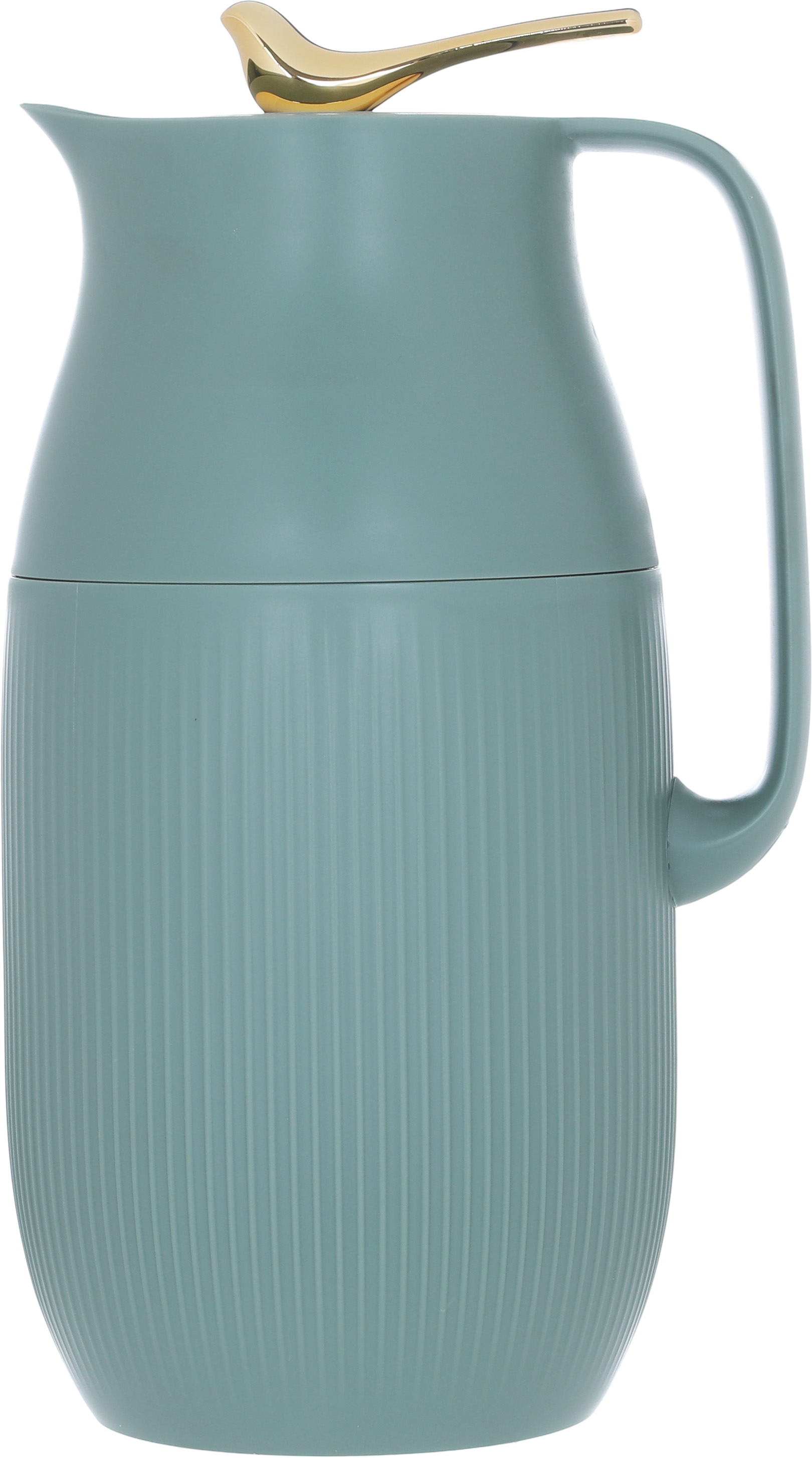 Al Saif Gallery Royal 6 thermos, 1.6 liters, glass inner container, plastic outer shell - dark green product image