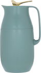 Al Saif Gallery Royal 6 thermos, 1.6 liters, glass inner container, plastic outer shell - dark green product image 1