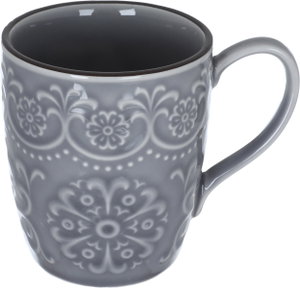 طقم صحون بورسلان ترست، 16 قطعة - رمادي product image 2