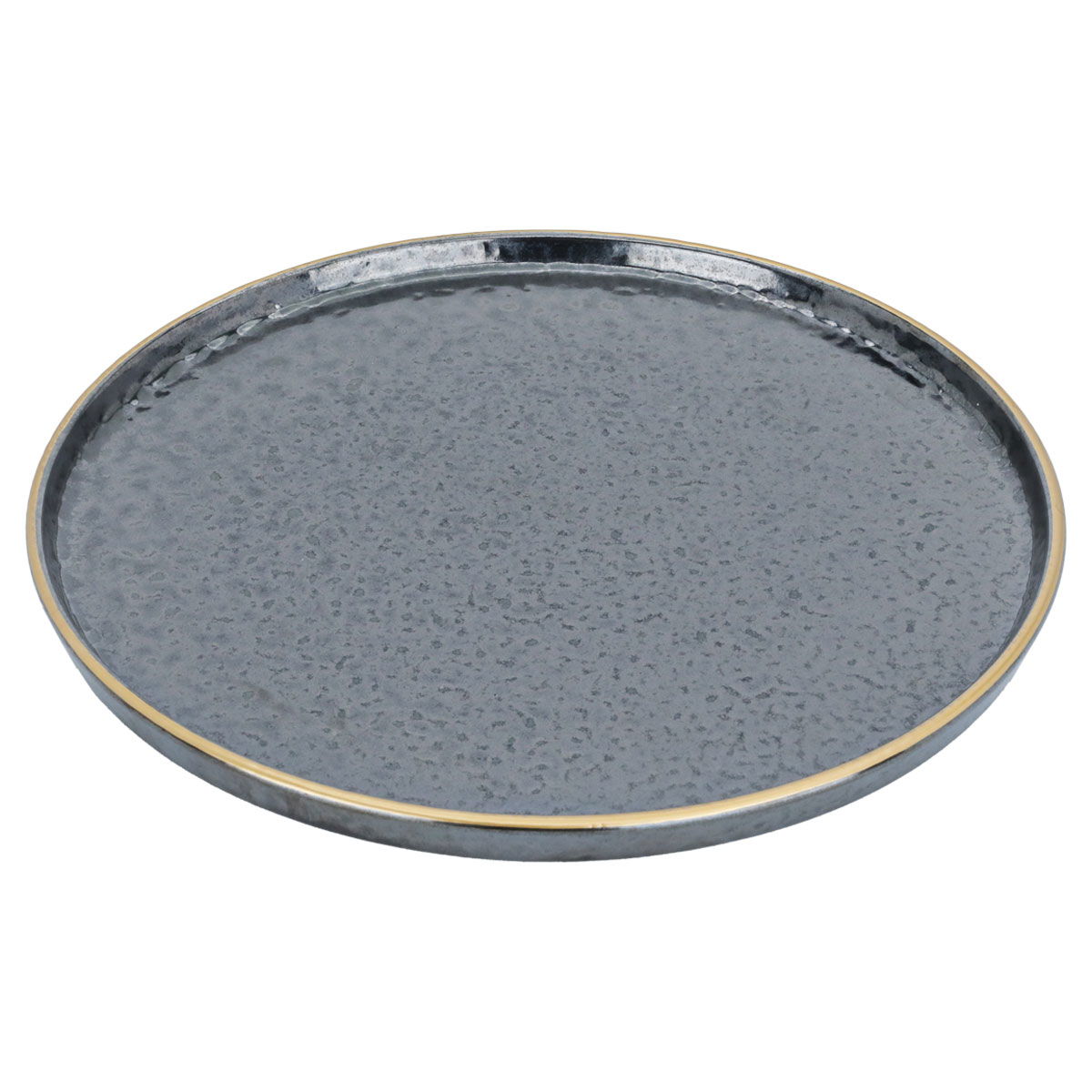 Al Saif Gallery porcelain serving plate, 28 x 28 x 11 cm, round - black product image 3