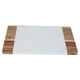 Al Saif Gallery Marble Wood Cutting Board, Rectangle - White Brown product image 2