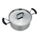 قدر استيل روكي، 22 سم، بيد سليكون - فضي product image 3