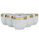 Al Saif Gallery porcelain Arabic coffee cups set, 6 pieces - white product image 1